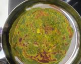 A picture of step 3 of પાલક પરોઠા.