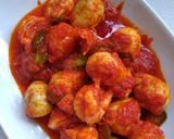 Foto langkah ke 3 dari resep Sambel Balado Udang Pete Telur Puyuh.
