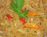 Foto langkah ke 5 dari resep TUMIS TAUCO PEPAYA MUDA (KATES).