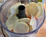 A picture of step 9 of Beef, Spice, and Vegetable Stuffed Eggplants.