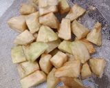 A picture of step 2 of Aloo tuk.