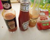 A picture of step 1 of Hot and sweet sauce.