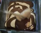 Ogura Zebra Cake langkah memasak 5 foto