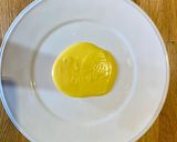 A picture of step 4 of Monkfish with sweetcorn custard.