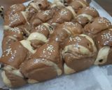 Foto langkah ke 9 dari resep Choco swirl buns.