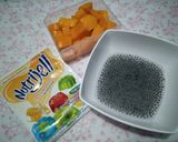 A picture of step 1 of Mango Pudding.