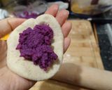[烘焙包點] 紫薯夾心全麥麵包 （少油少糖版）的食譜步驟7照片