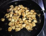 A picture of step 5 of Peanut butter chicken.