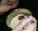 A picture of step 3 of Lauki pakore.