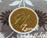 A picture of step 3 of Sabut Masoor Ki Khatti Dal with Drumsticks.