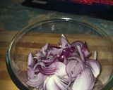 A picture of step 1 of Matar Mushroom.