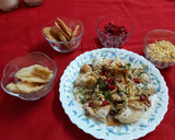 दही वड़े पापडी चाट (dahi cade papdi chaat recipe in Hindi) रेसिपी चरण 6 फोटो