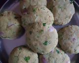 A picture of step 6 of Sweet potato tikki.
