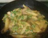 A picture of step 3 of Green spinach fries.