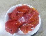 A picture of step 5 of Namkeen mutton karia.