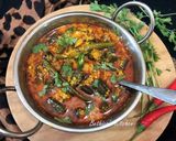 A picture of step 6 of Dahi Bhindi.