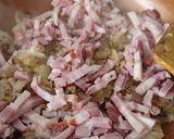 Foto del paso 2 de la receta: Espaguetis con bacon y nata