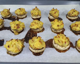 Foto del paso 13 de la receta: Champiñones rellenos de boniato y jamón crujiente