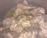 A picture of step 3 of Green chicken Kardahi.