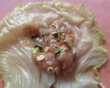 Foto langkah ke 5 dari resep Ayam Gandum Gulung Sayur.