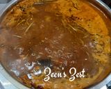 A picture of step 4 of Rajasthani Ker Sangri.