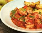 A picture of step 4 of Pork in tomatoes 🍅.