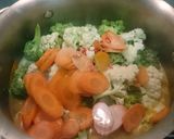 Foto do passo 5 de Curry de lentilhas, brócolis e couve flor