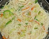 A picture of step 6 of Veg noodles.