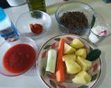 Foto del paso 1 de la receta: Lentejas con sobrasada y arroz