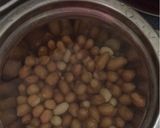 A picture of step 1 of Peanut Milk and Paneer.