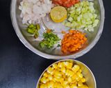 A picture of step 1 of Veggie delight.
