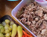 Foto langkah ke 1 dari resep Asem-asem Daging Belimbing Sayur.