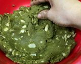 A picture of step 2 of Matcha Almond Cookies.