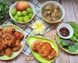 Hình bước làm 6 của món Mâm cơm với bánh pateso nhà làm