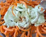 Une image de l'étape 2 de Tagliatelles de carottes et sa sauce pistaches fêta.