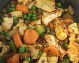 A picture of step 4 of Multicolor rice.
