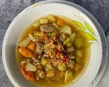Foto langkah ke 5 dari resep Sayur Asem Asem Daging Sapi.