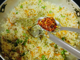 Quick Herb Rice For Tiffin