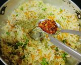 A picture of step 2 of Quick Herb Rice For Tiffin.