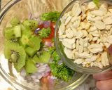 A picture of step 3 of Kiwi And Peanut Salsa.