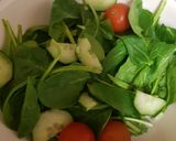 A picture of step 1 of My Roast Lamb Salad. 😁.