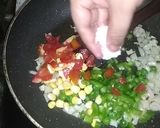 A picture of step 5 of Cheesy chilli potato cups.