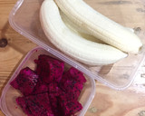 Foto langkah ke 1 dari resep Mix fruit Smoothies - ice cream kekinian - menu sarapan sehat.