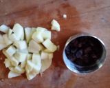 A picture of step 1 of Iz's Vegan Apple Cinnamon Scones.