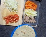 Foto langkah ke 1 dari resep 66. Kebab Sosis Sayuran Microwave #MenuAnakSehat.