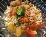 Foto langkah ke 10 dari resep Soto mie bogor komplit.