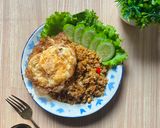 Foto langkah ke 6 dari resep Nasi Goreng Tahu Telur.