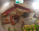 A picture of step 2 of Methi Matar Butter Masala Pulao.