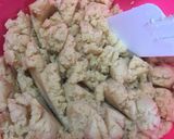 Foto langkah ke 5 dari resep Cheesy Snow White Cookies (Putri Salju Almond Keju).