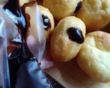 Foto langkah ke 7 dari resep Donat Kentang Bomboloni + resep selai cokelat.